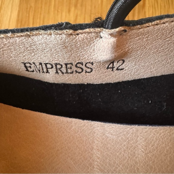 Empress Square Toe Flat Black Ballet Shoe Size EU 42 US 11 - Picture 8 of 15